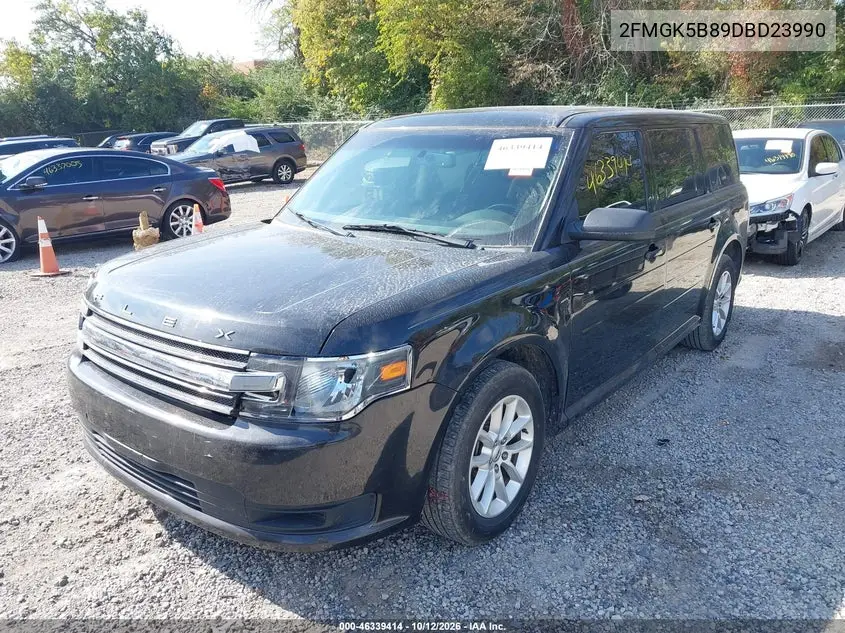 2013 FORD FLEX VIN 2FMGK5B89DBD23990 — фото 2