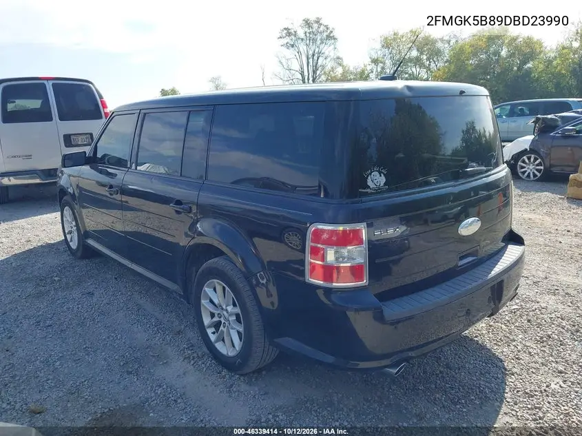 2013 FORD FLEX VIN 2FMGK5B89DBD23990 — фото 3