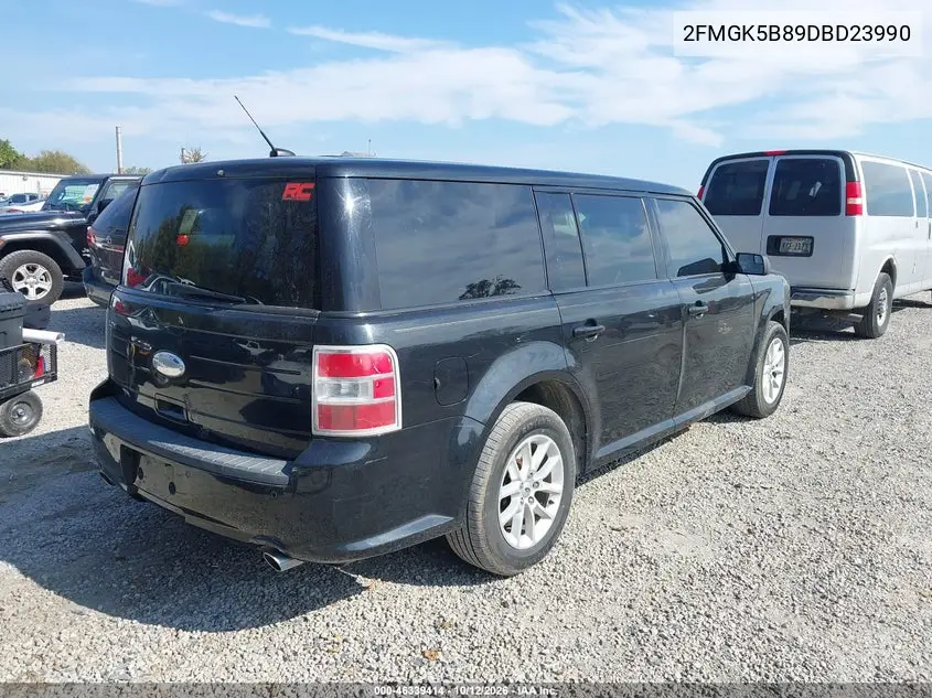 2013 FORD FLEX VIN 2FMGK5B89DBD23990 — фото 4