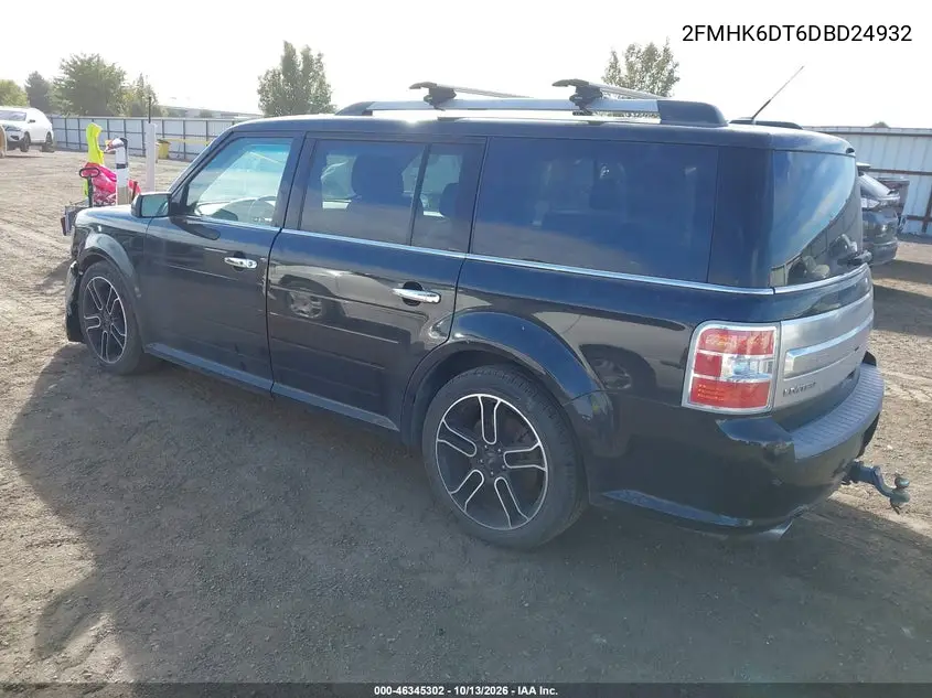 2013 FORD FLEX VIN 2FMHK6DT6DBD24932 — фото 3