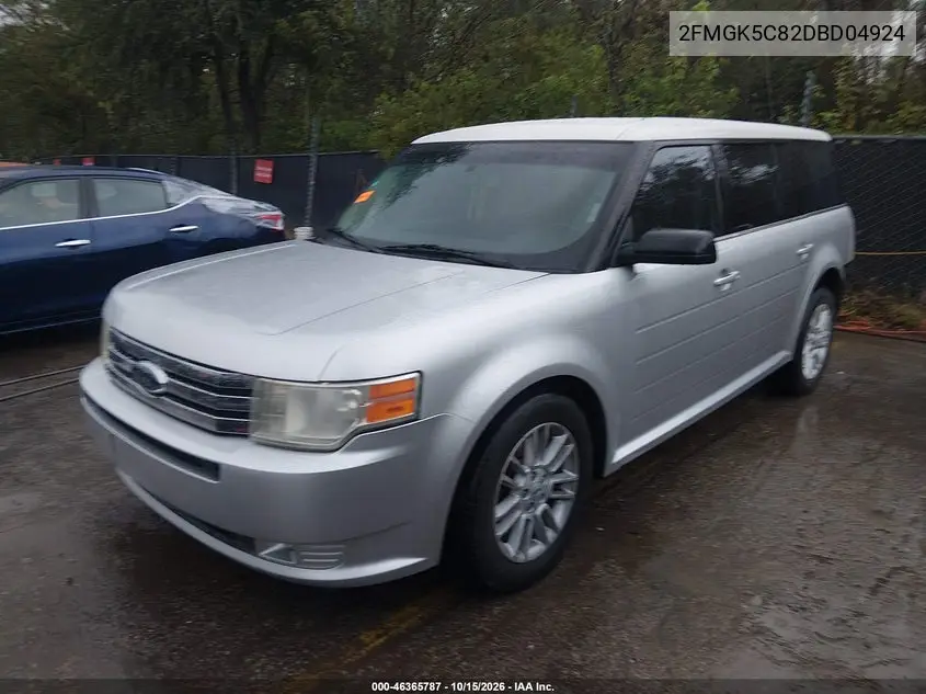 2013 FORD FLEX VIN 2FMGK5C82DBD04924 — фото 2