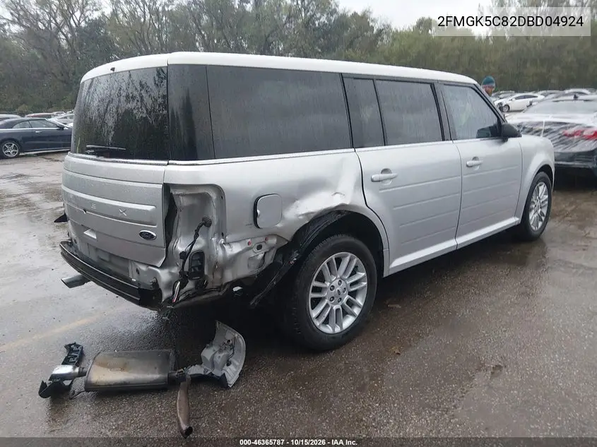 2013 FORD FLEX VIN 2FMGK5C82DBD04924 — фото 4
