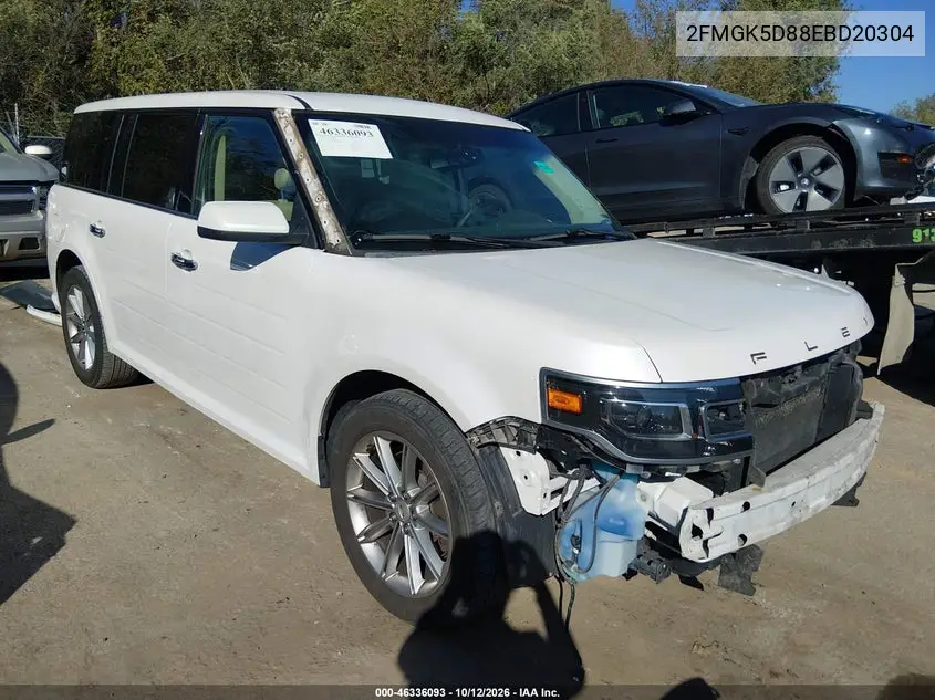 FORD FLEX 2014, VIN 2FMGK5D88EBD20304