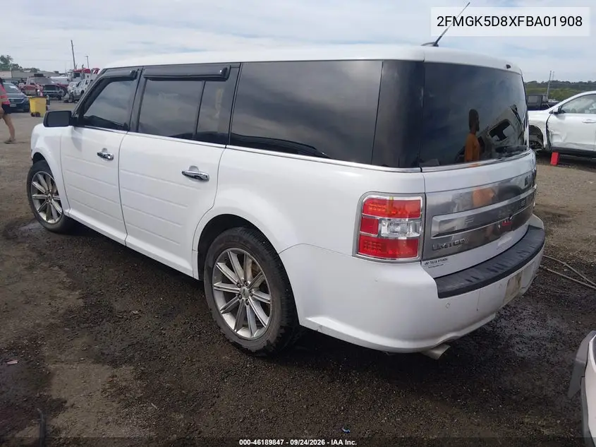 2015 FORD FLEX VIN 2FMGK5D8XFBA01908 — фото 3