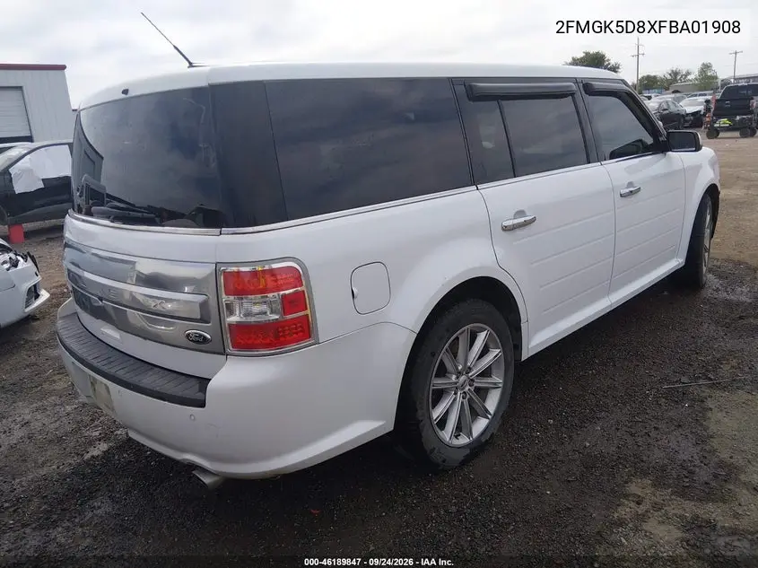 2015 FORD FLEX VIN 2FMGK5D8XFBA01908 — фото 4