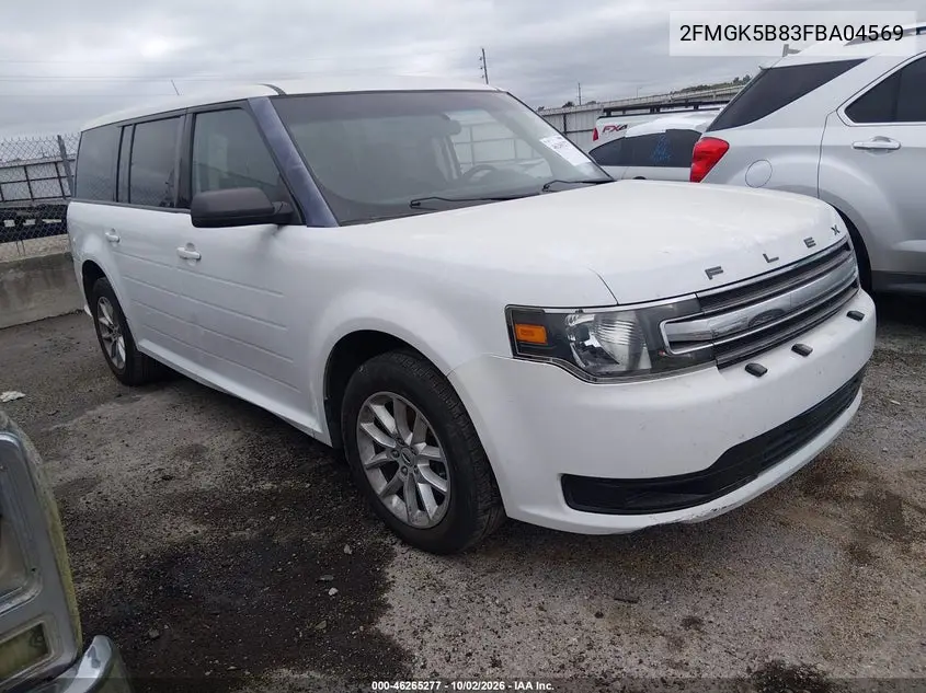 FORD FLEX 2015, VIN 2FMGK5B83FBA04569