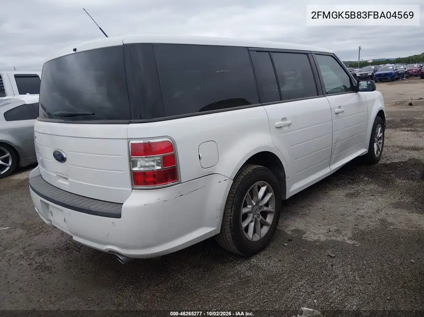 2015 FORD FLEX VIN 2FMGK5B83FBA04569 — фото 4