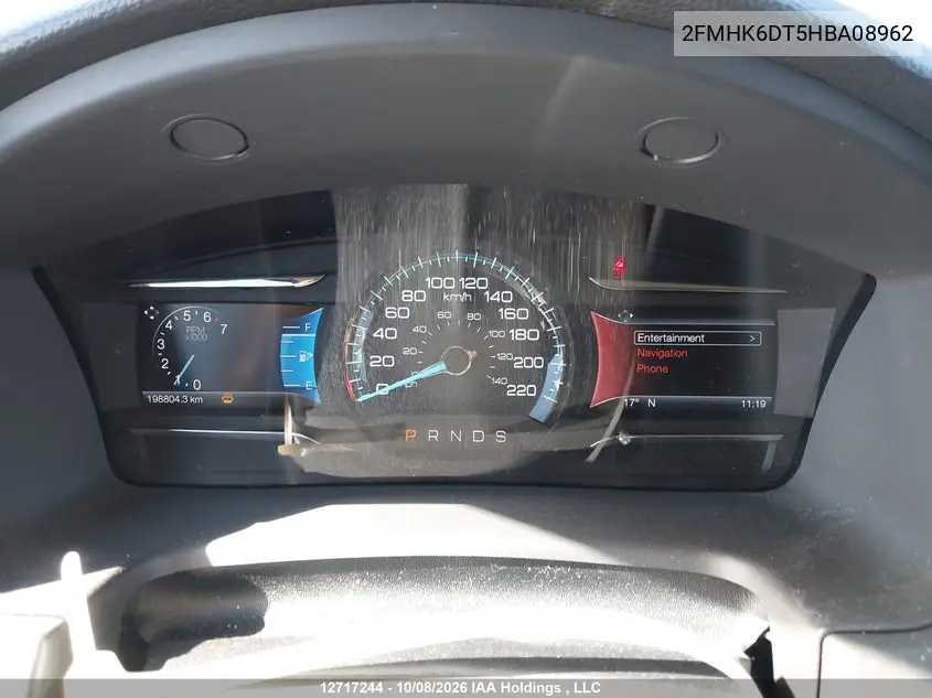 2017 FORD FLEX VIN 2FMHK6DT5HBA08962 — фото 7