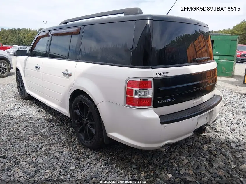 2018 FORD FLEX VIN 2FMGK5D89JBA18515 — фото 3