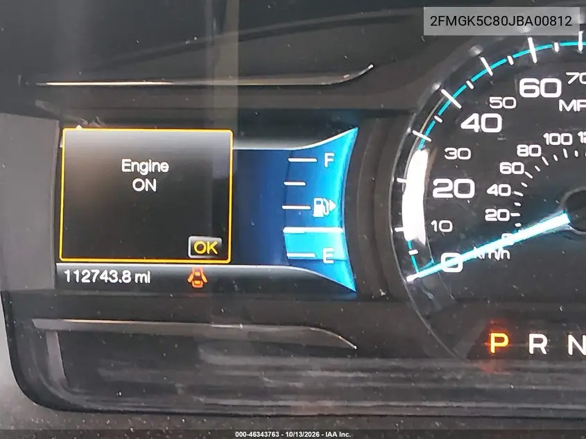 2018 FORD FLEX VIN 2FMGK5C80JBA00812 — фото 15
