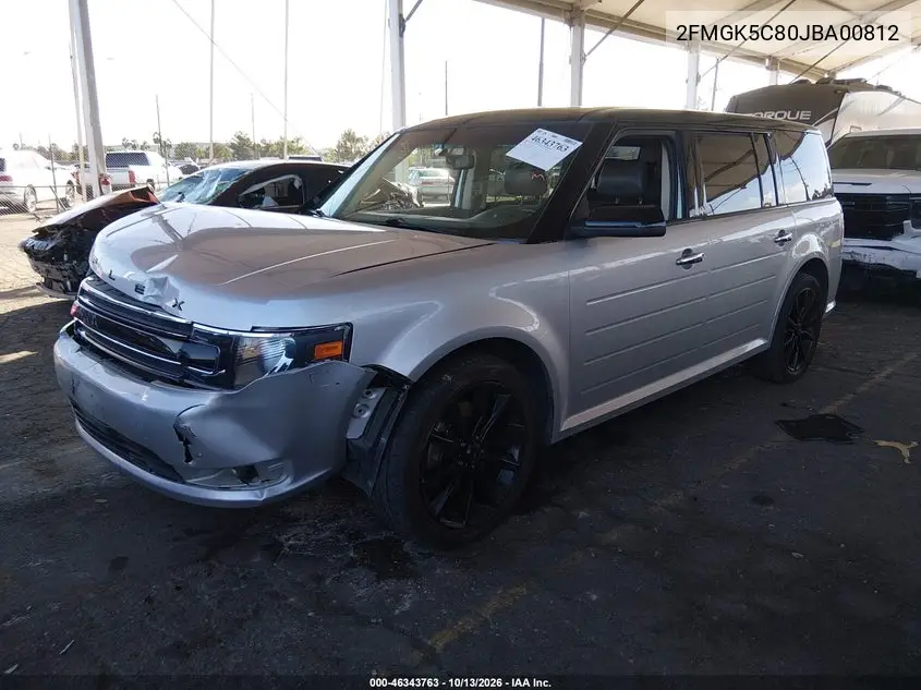 2018 FORD FLEX VIN 2FMGK5C80JBA00812 — фото 2