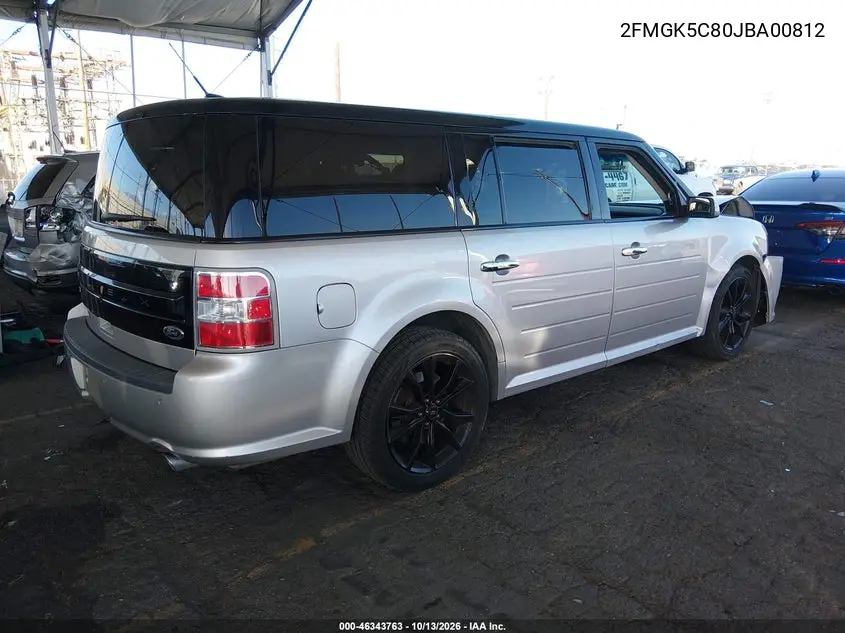 2018 FORD FLEX VIN 2FMGK5C80JBA00812 — фото 4