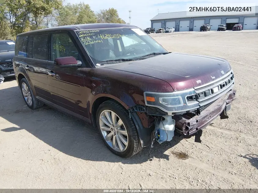 FORD FLEX 2018, VIN 2FMHK6DT5JBA02441