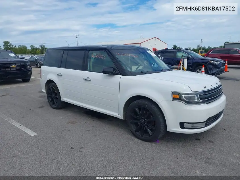 FORD FLEX 2019, VIN 2FMHK6D81KBA17502