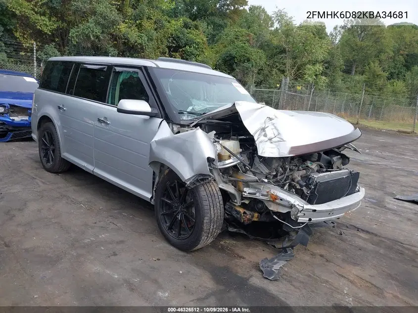FORD FLEX 2019, VIN 2FMHK6D82KBA34681