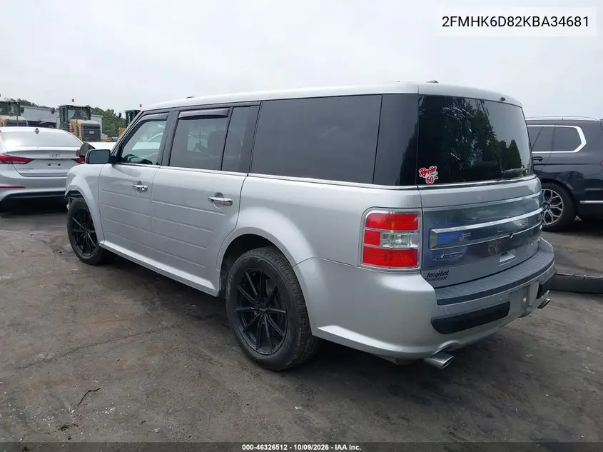 2019 FORD FLEX VIN 2FMHK6D82KBA34681 — фото 3