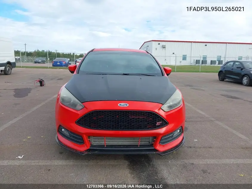 2016 FORD FOCUS ST VIN 1FADP3L95GL265021 — фото 12