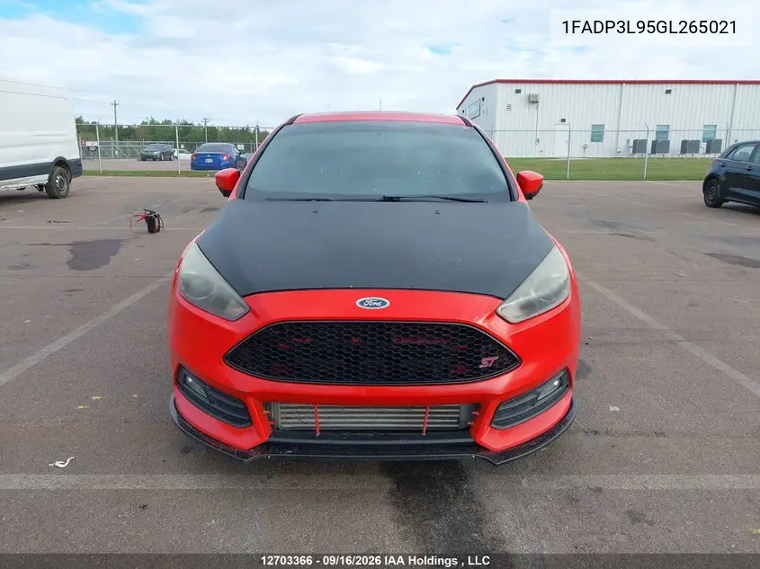 2016 FORD FOCUS ST VIN 1FADP3L95GL265021 — фото 6