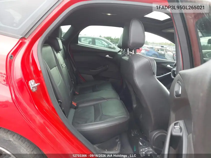 2016 FORD FOCUS ST VIN 1FADP3L95GL265021 — фото 8