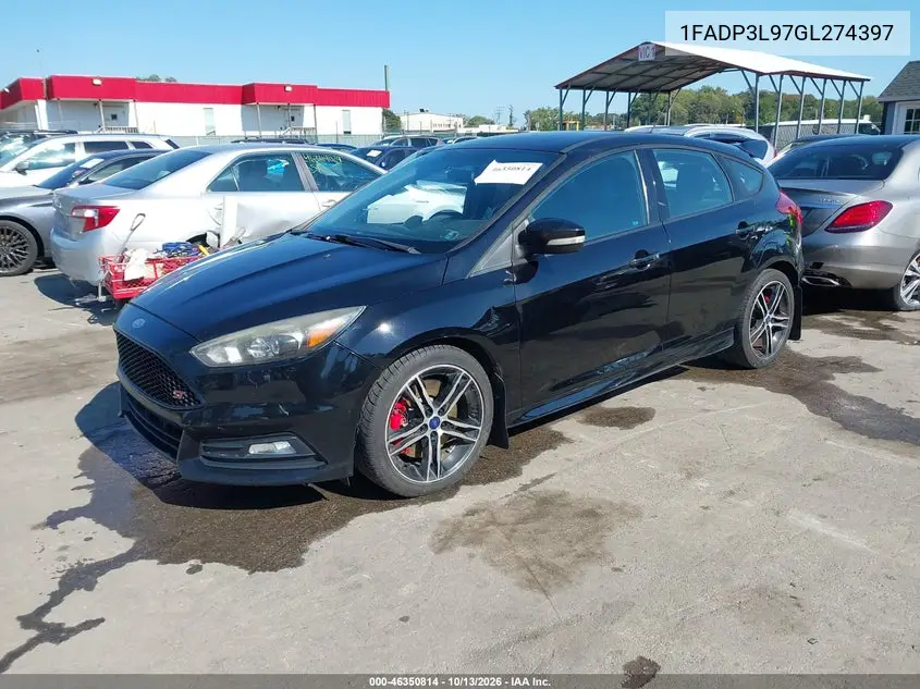 2016 FORD FOCUS ST VIN 1FADP3L97GL274397 — фото 2