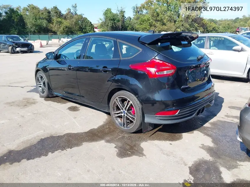 2016 FORD FOCUS ST VIN 1FADP3L97GL274397 — фото 3