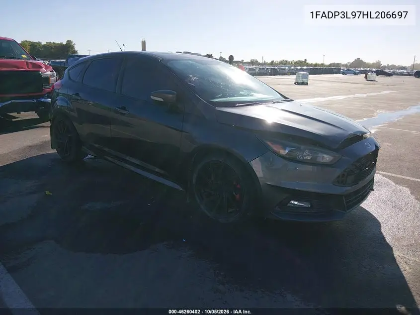 FORD FOCUS ST 2017, VIN 1FADP3L97HL206697