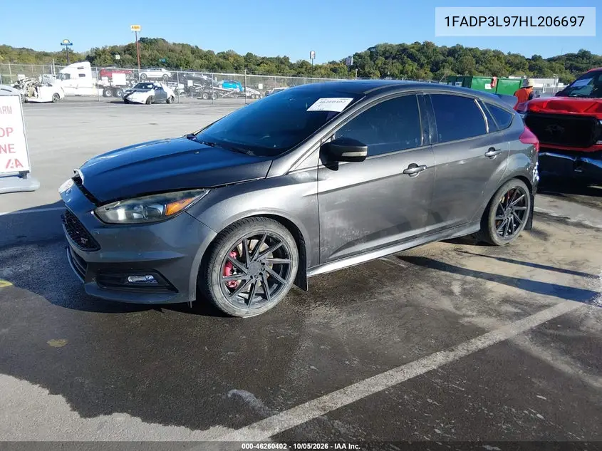 2017 FORD FOCUS ST VIN 1FADP3L97HL206697 — фото 2