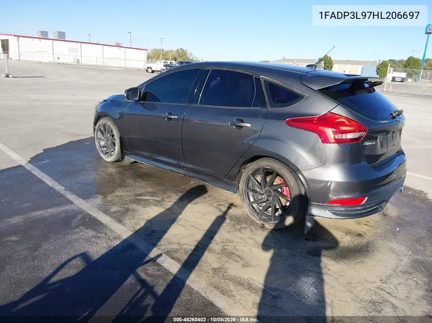 2017 FORD FOCUS ST VIN 1FADP3L97HL206697 — фото 3
