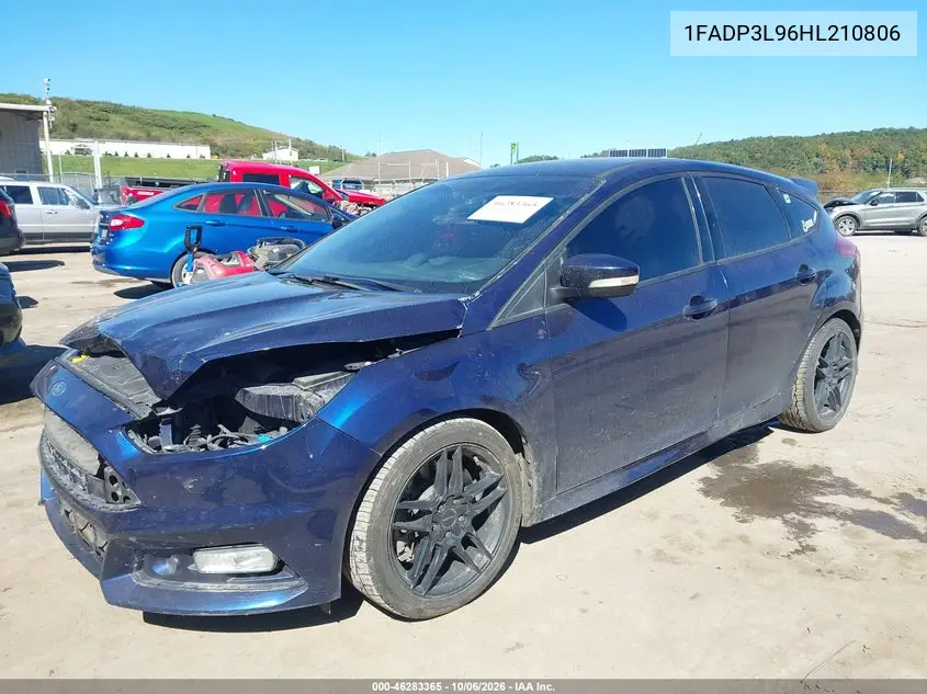 2017 FORD FOCUS ST VIN 1FADP3L96HL210806 — фото 2