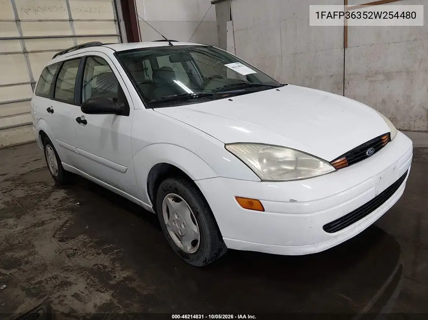 FORD FOCUS 2002, VIN 1FAFP36352W254480