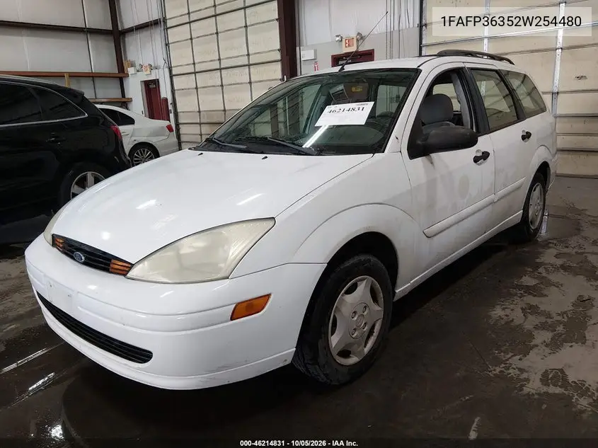 2002 FORD FOCUS VIN 1FAFP36352W254480 — фото 2