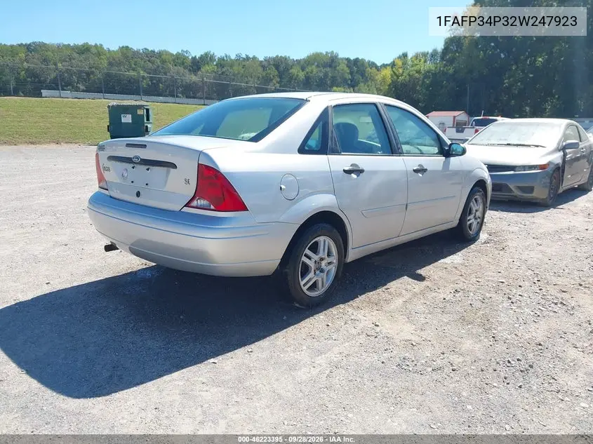 2002 FORD FOCUS VIN 1FAFP34P32W247923 — фото 4