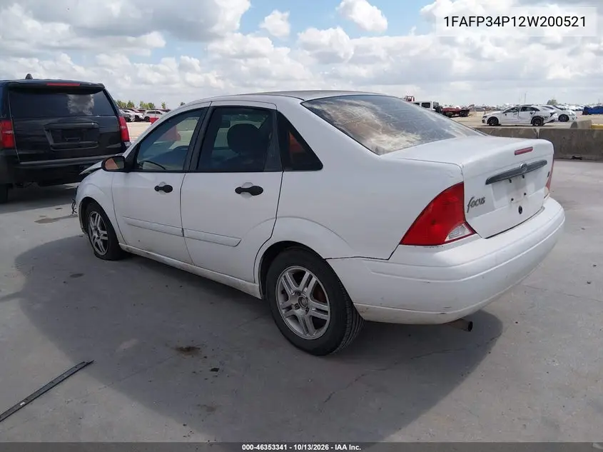 2002 FORD FOCUS VIN 1FAFP34P12W200521 — фото 3