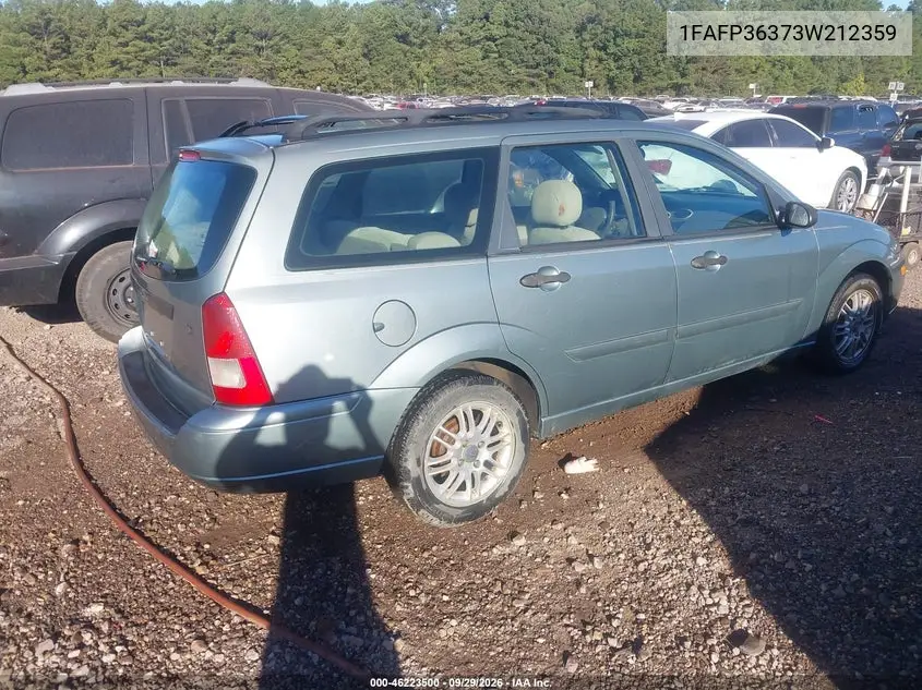 2003 FORD FOCUS VIN 1FAFP36373W212359 — фото 4