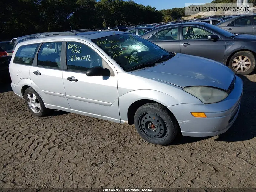 FORD FOCUS 2003, VIN 1FAHP36363W135489
