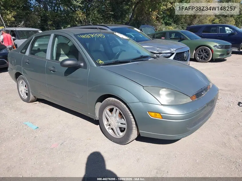 FORD FOCUS 2004, VIN 1FAFP38Z34W148257
