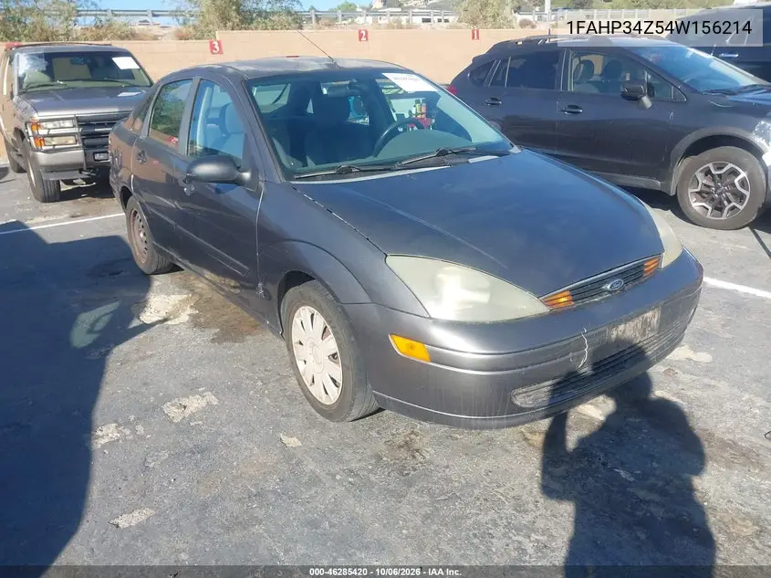FORD FOCUS 2004, VIN 1FAHP34Z54W156214