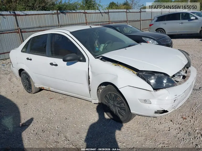FORD FOCUS 2005, VIN 1FAFP34N55W165050