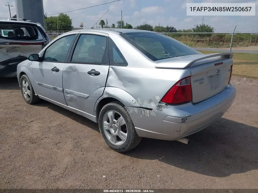 2005 FORD FOCUS VIN 1FAFP34N85W250657 — фото 3
