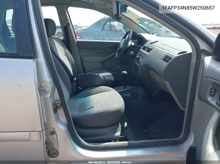2005 FORD FOCUS VIN 1FAFP34N85W250657 — фото 5