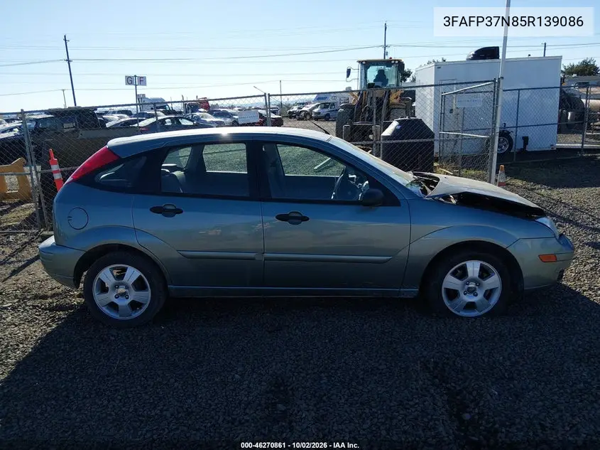 2005 FORD FOCUS VIN 3FAFP37N85R139086 — фото 14