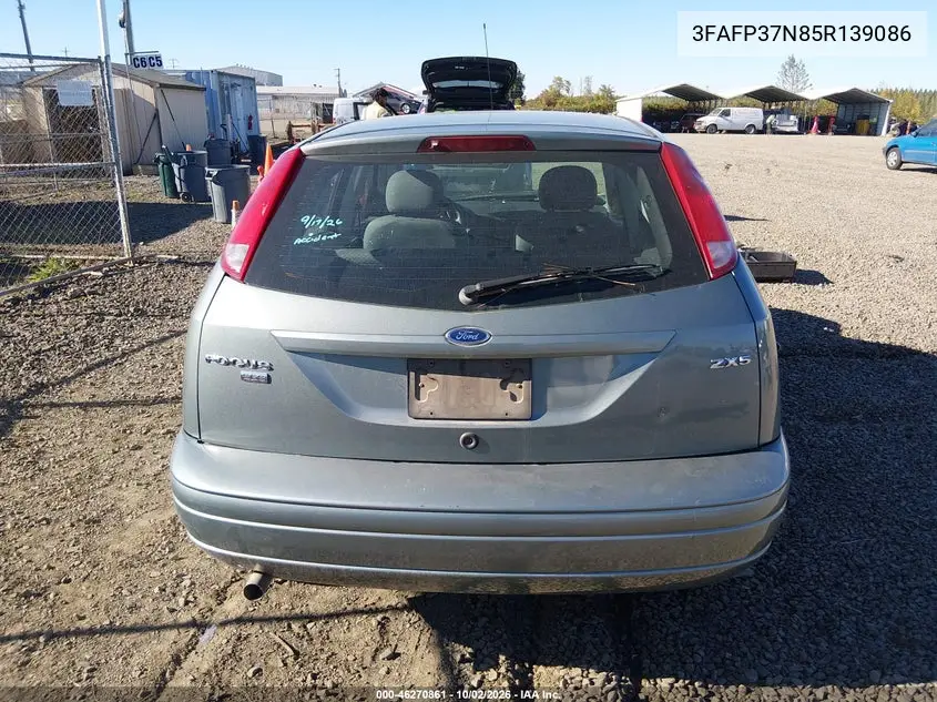 2005 FORD FOCUS VIN 3FAFP37N85R139086 — фото 17