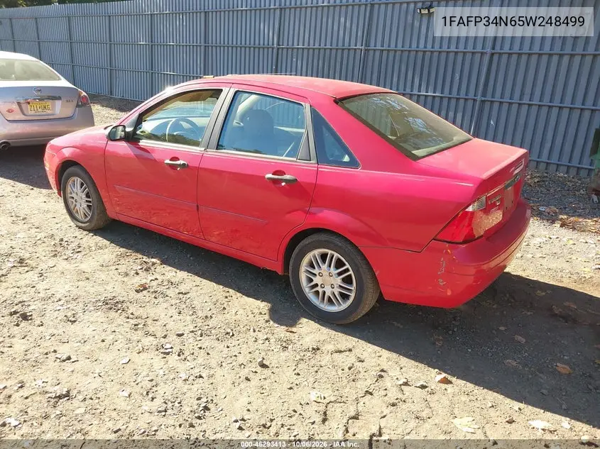 2005 FORD FOCUS VIN 1FAFP34N65W248499 — фото 3
