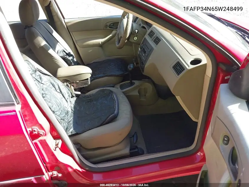 2005 FORD FOCUS VIN 1FAFP34N65W248499 — фото 5