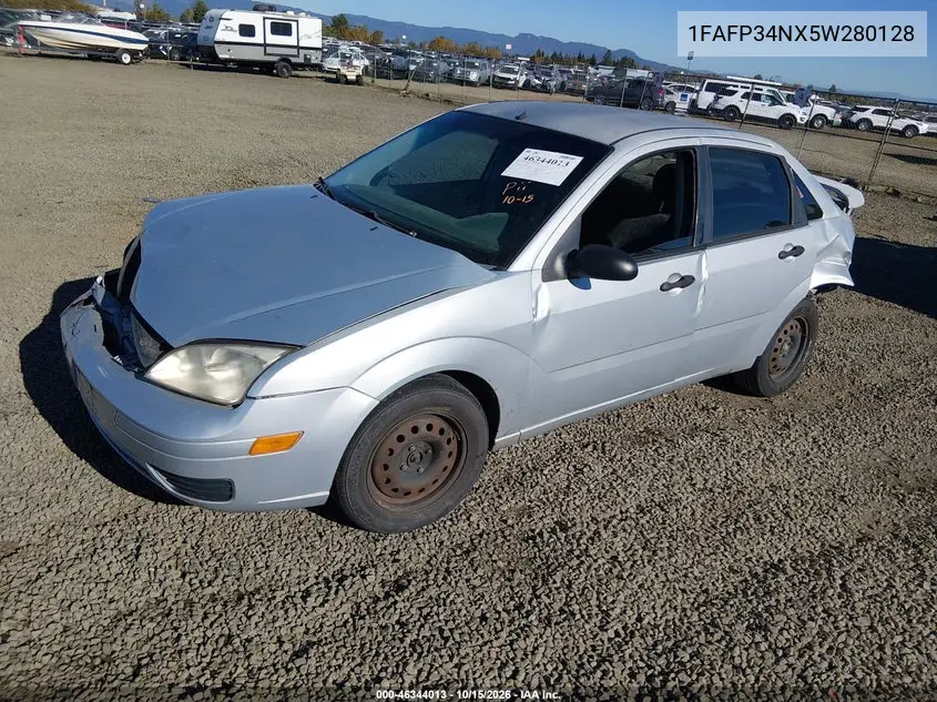 2005 FORD FOCUS VIN 1FAFP34NX5W280128 — фото 2