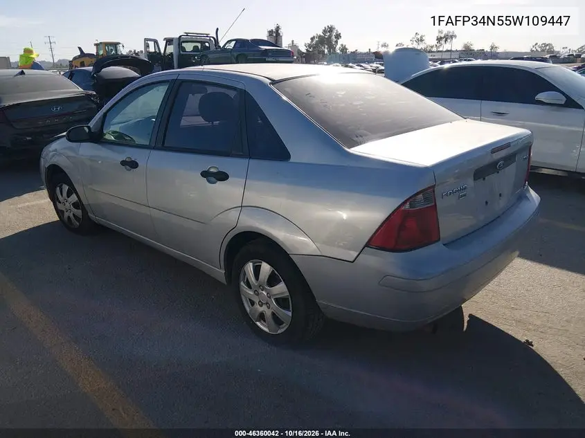 2005 FORD FOCUS VIN 1FAFP34N55W109447 — фото 3