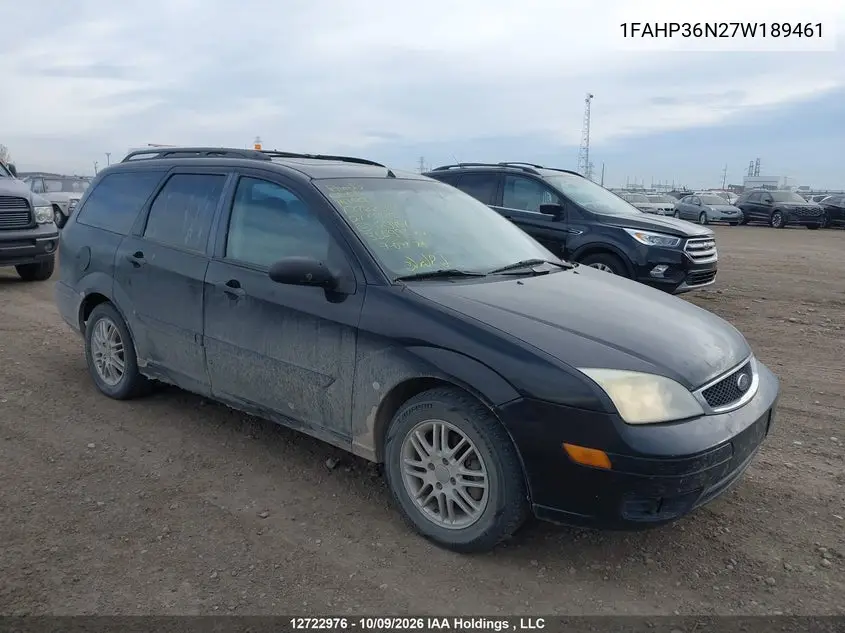FORD FOCUS 2007, VIN 1FAHP36N27W189461