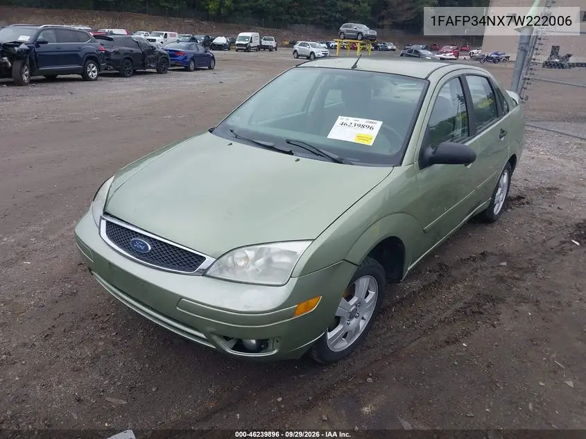 2007 FORD FOCUS VIN 1FAFP34NX7W222006 — фото 2
