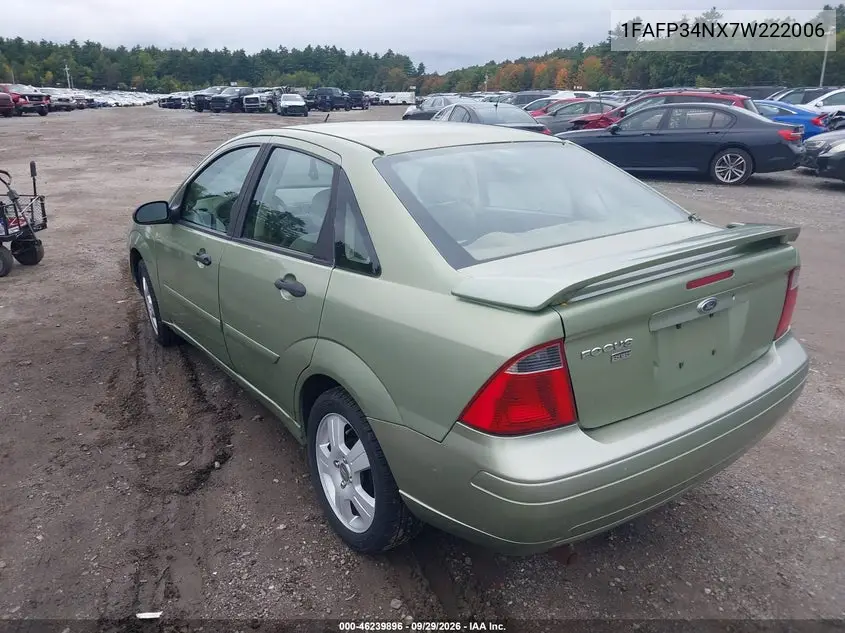 2007 FORD FOCUS VIN 1FAFP34NX7W222006 — фото 3