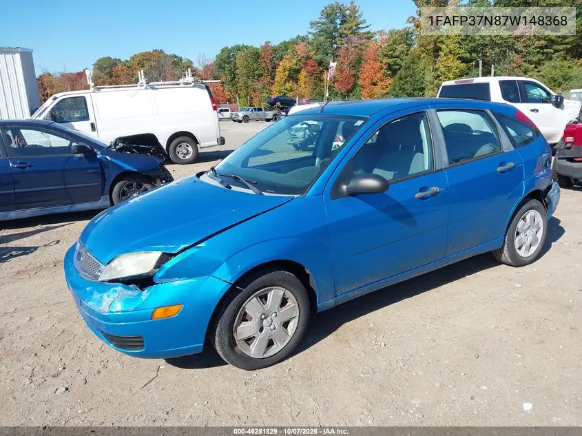 2007 FORD FOCUS VIN 1FAFP37N87W148368 — фото 2